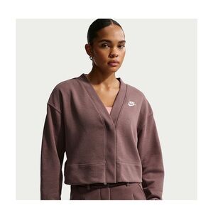 Nike Mauve Brown  Cropped Sweatshirt